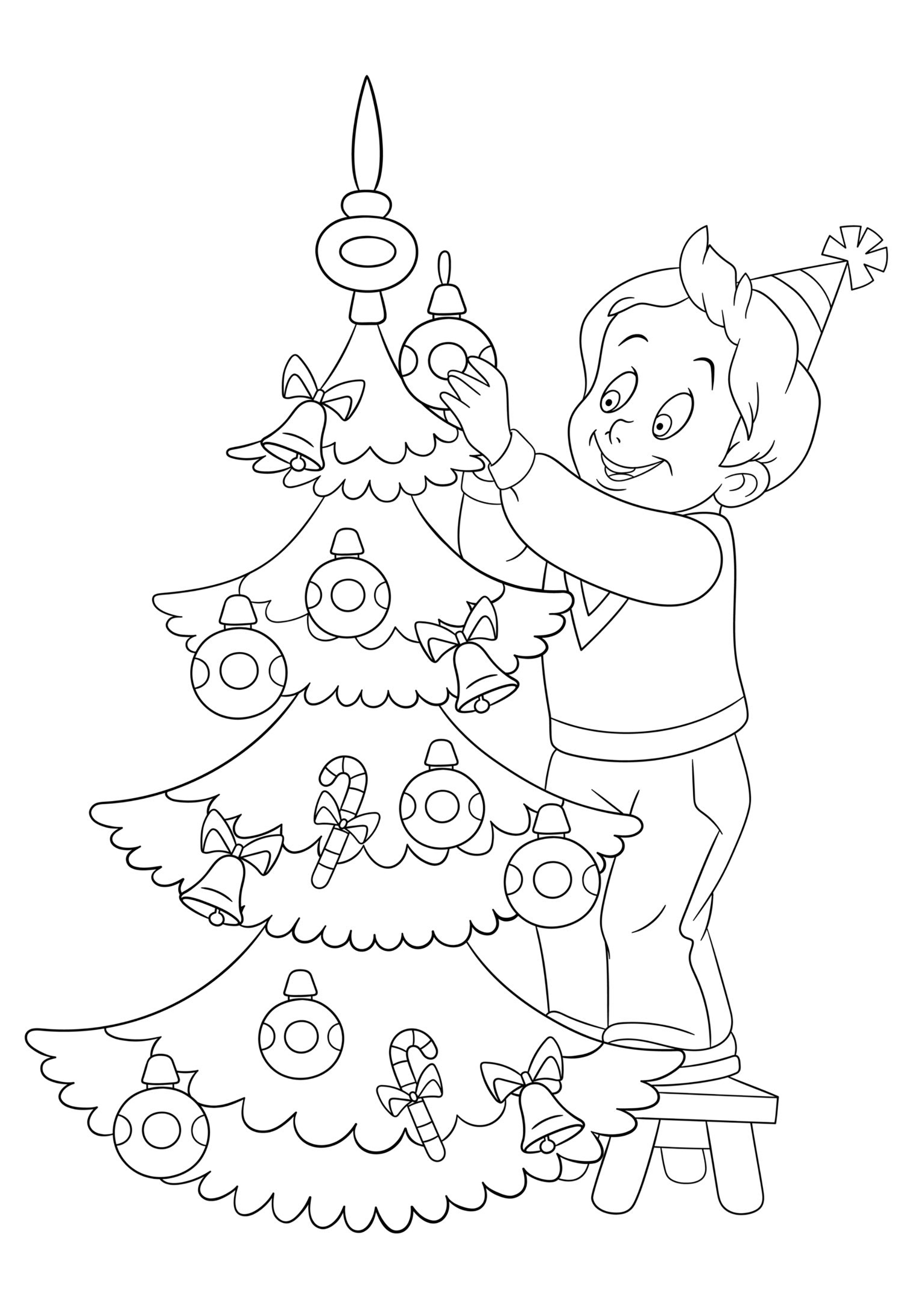 55 Toddler Christmas Coloring Pages 29