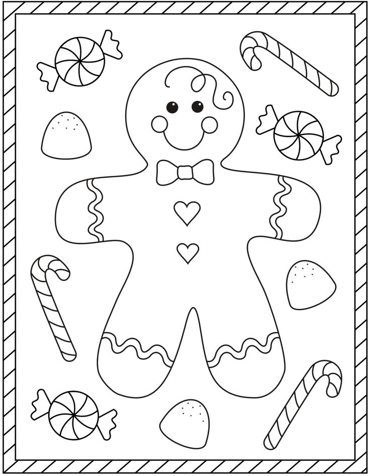 55 Toddler Christmas Coloring Pages 5