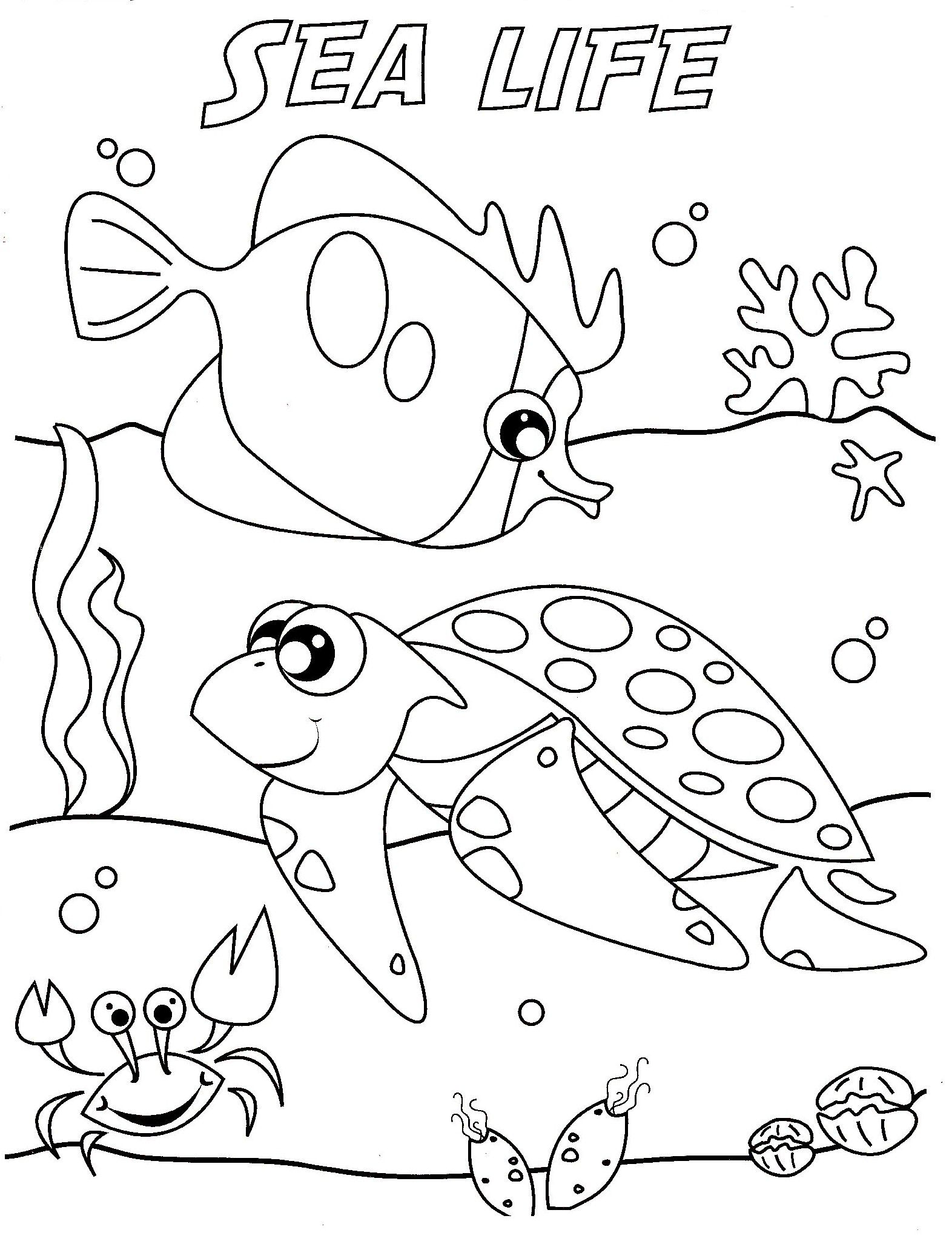 Coloring Page Ocean 1