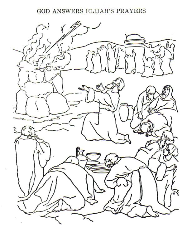 Coloring Page Of Elijah 15