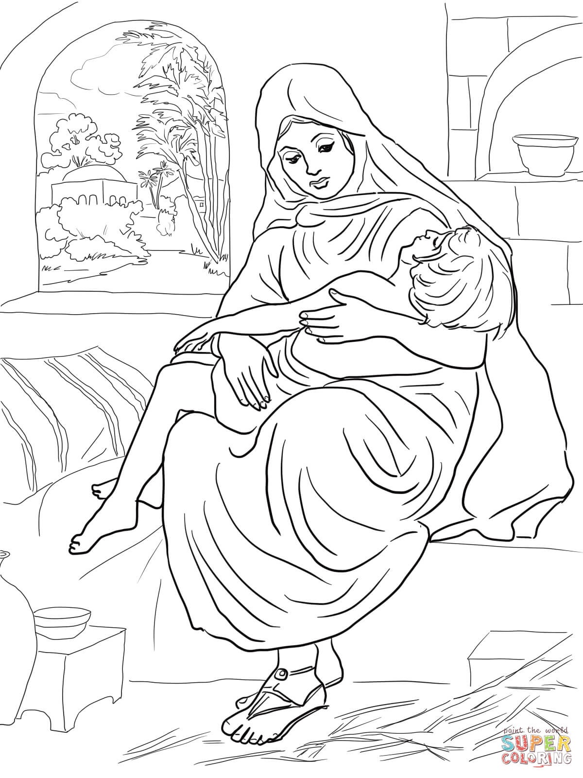 Coloring Page Of Elijah 24