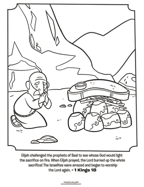 Coloring Page Of Elijah 25