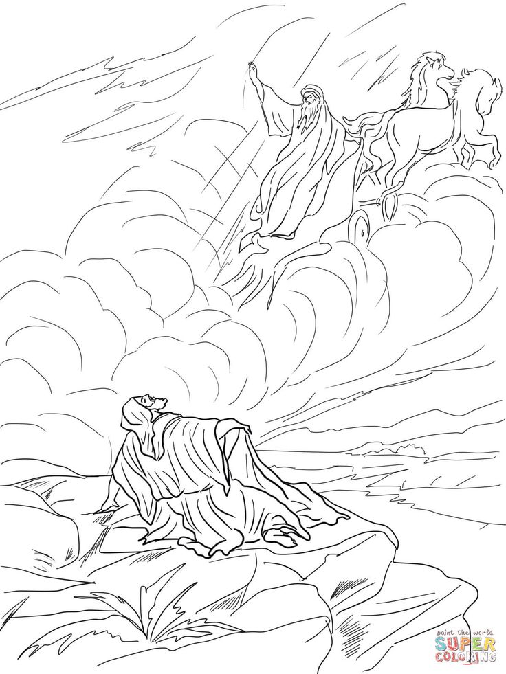 Coloring Page Of Elijah 3