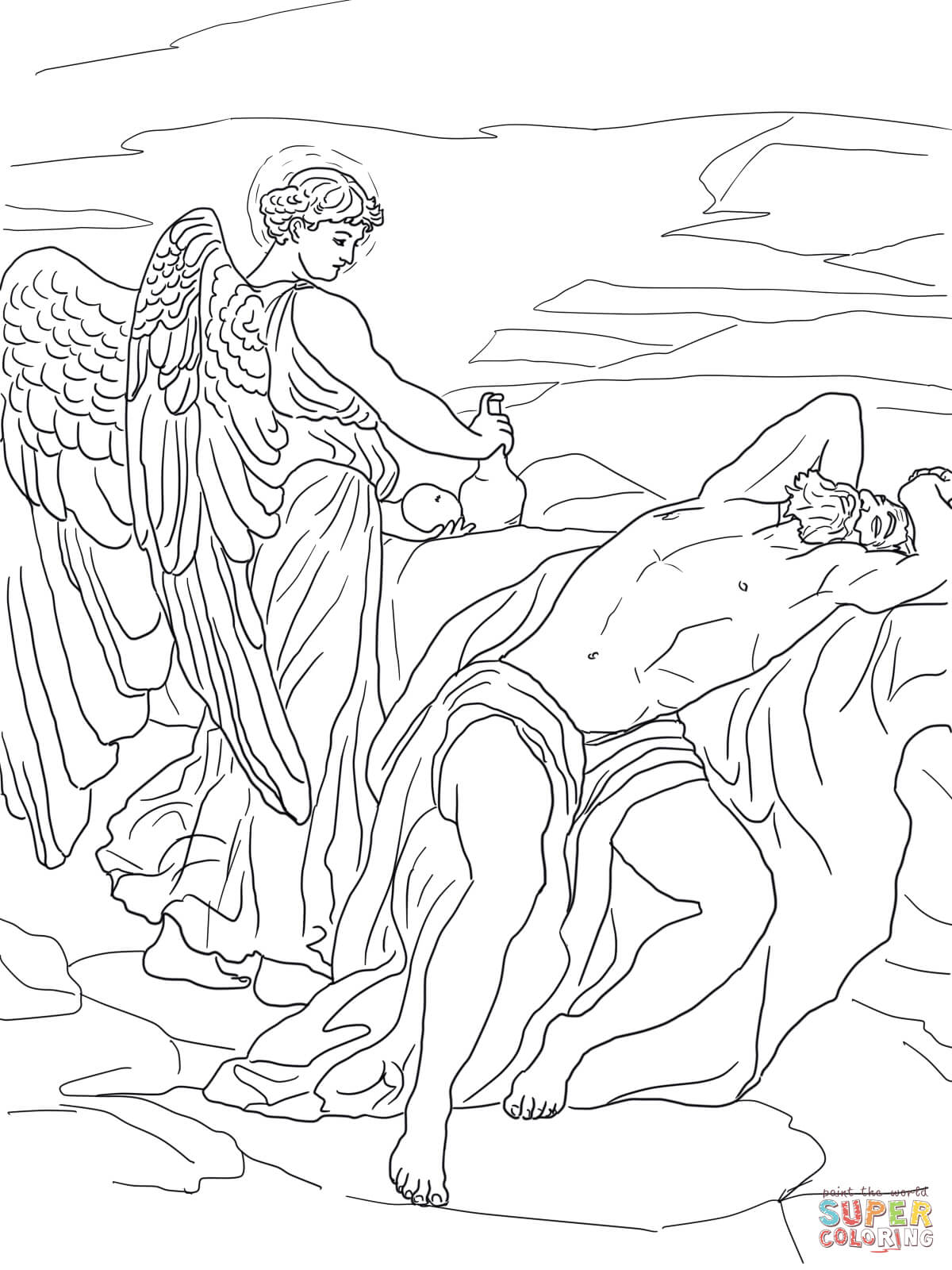 Coloring Page Of Elijah 30