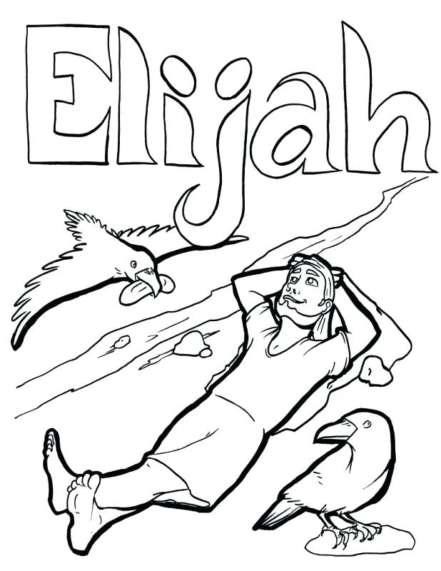 Coloring Page Of Elijah 35