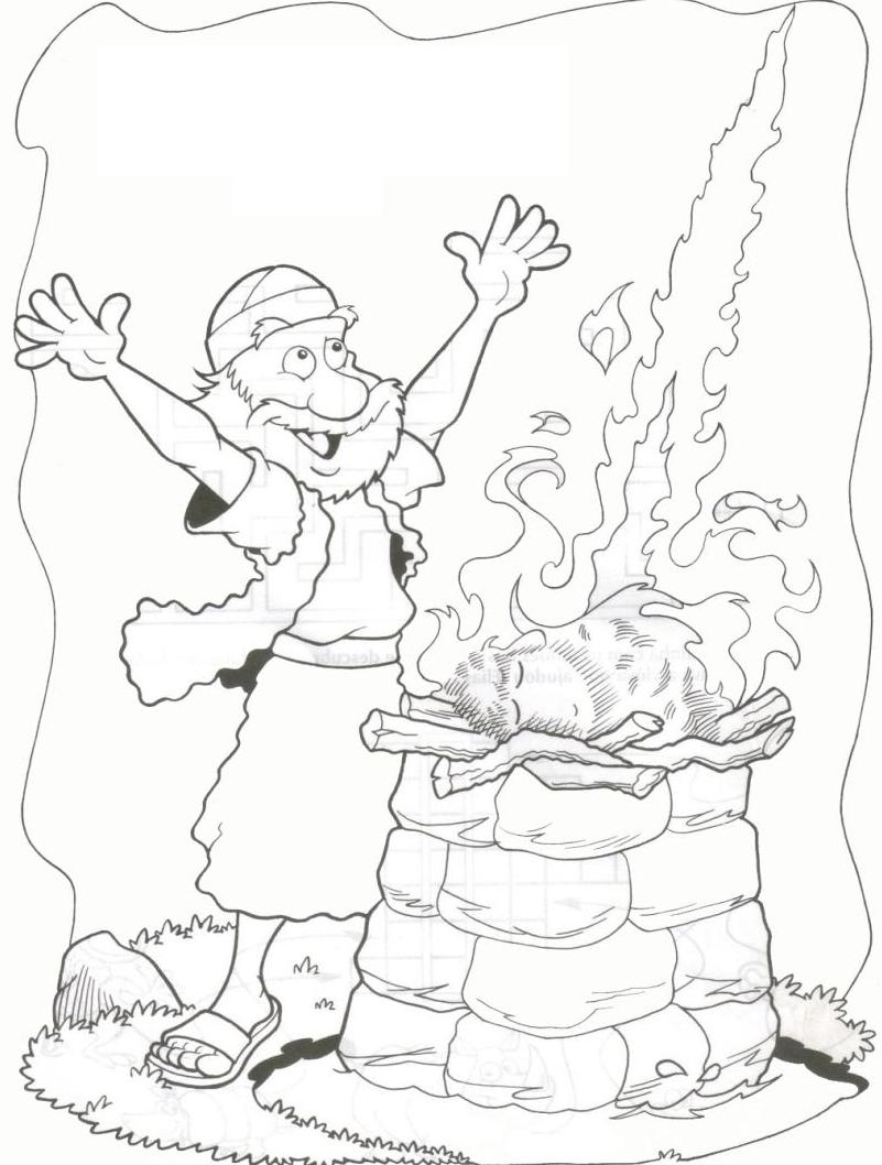 Coloring Page Of Elijah 39