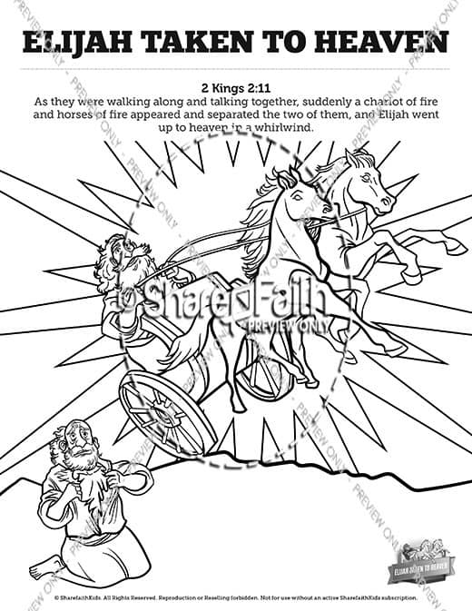 Coloring Page Of Elijah 42