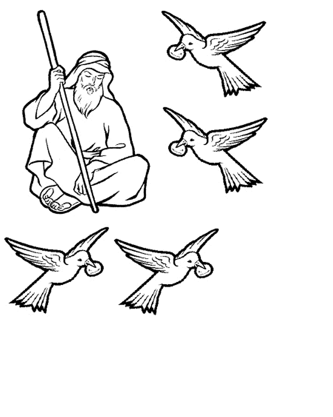 Coloring Page Of Elijah 45