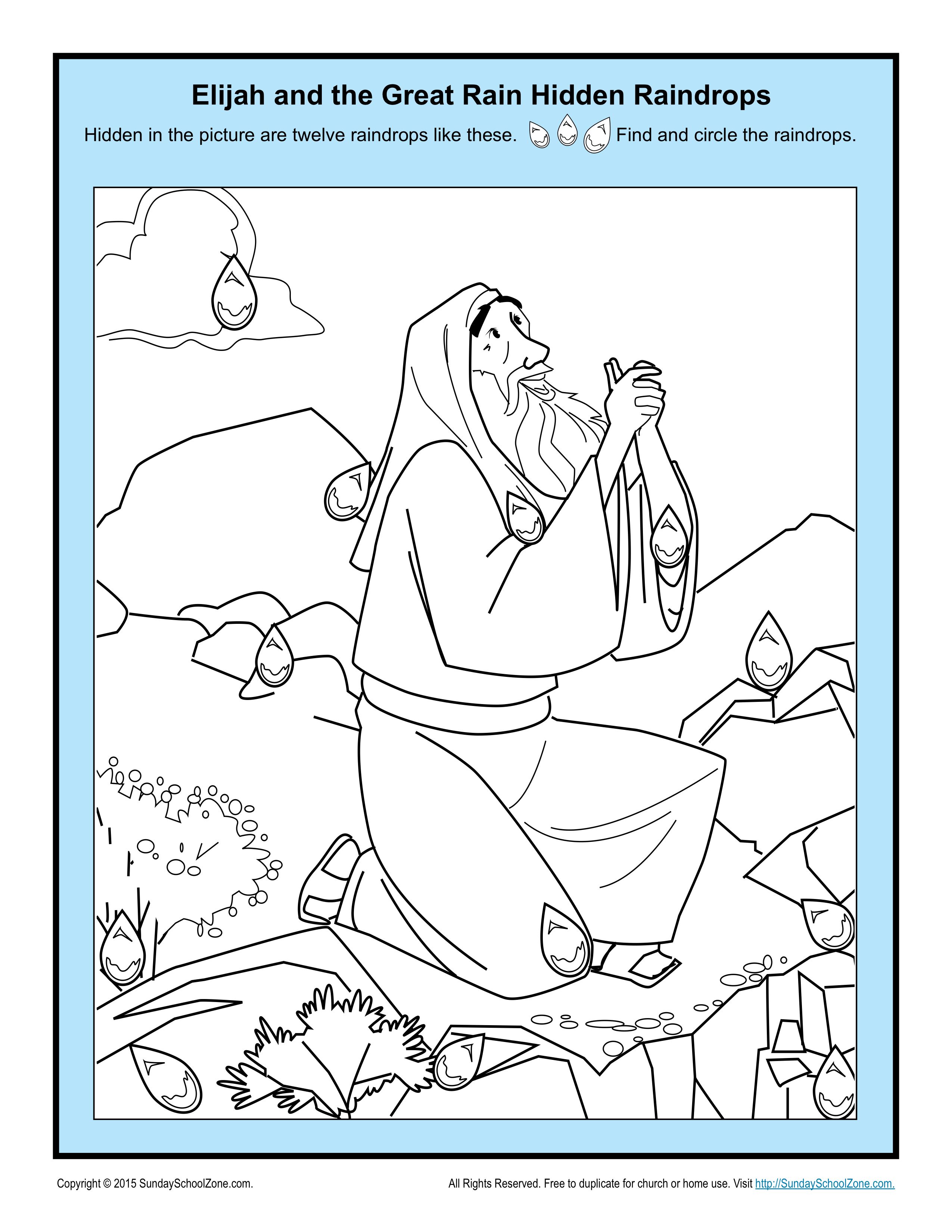 Coloring Page Of Elijah 47