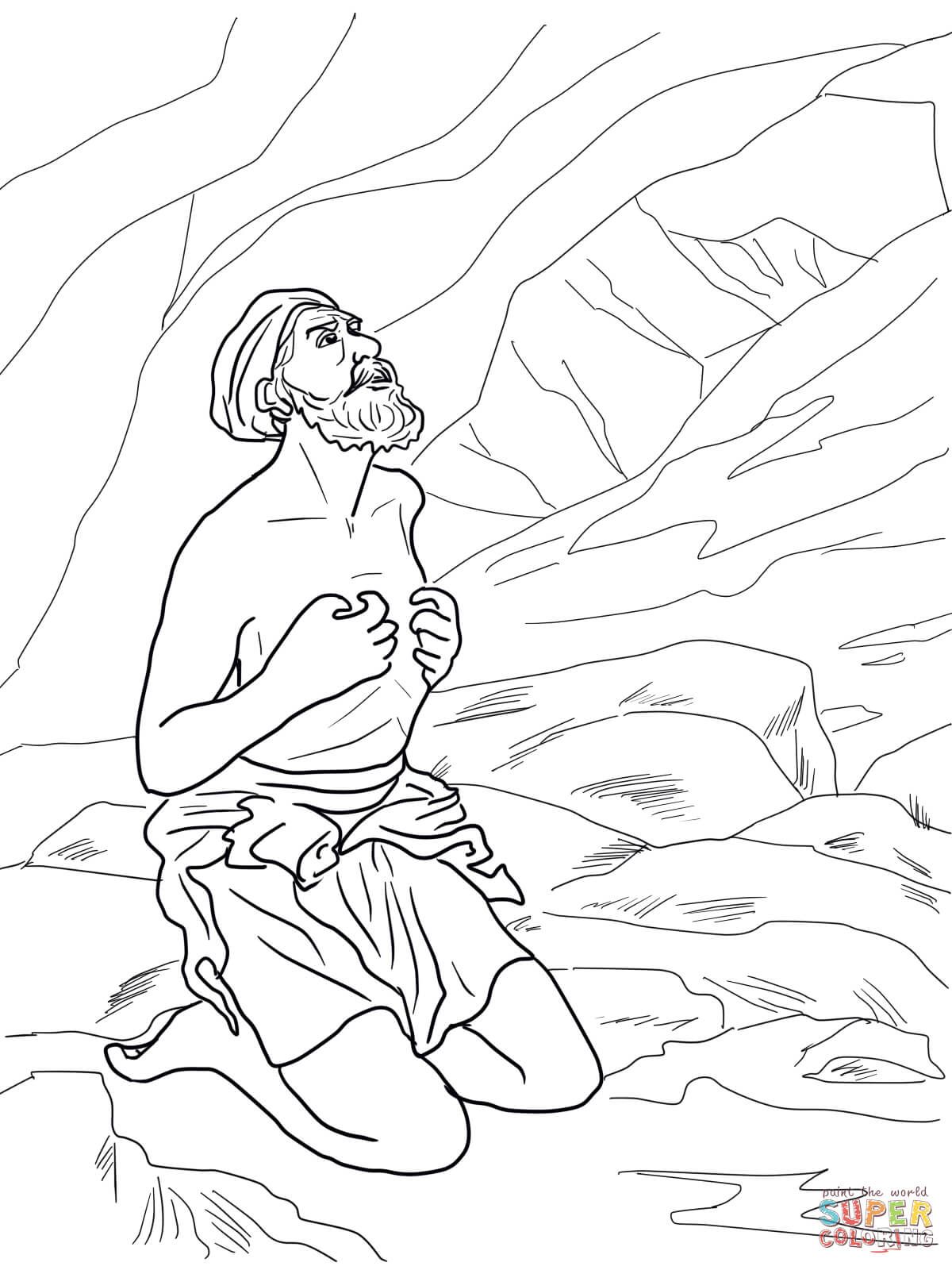 Coloring Page Of Elijah 48