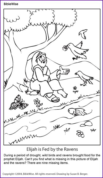 Coloring Page Of Elijah 51