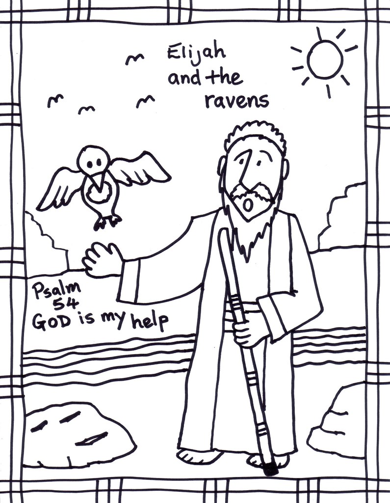 Coloring Page Of Elijah 58