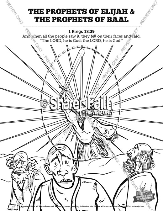 Coloring Page Of Elijah 77