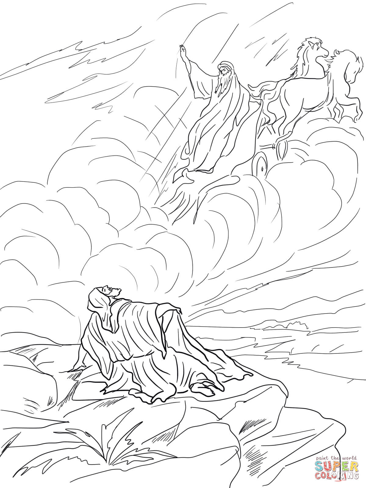 Coloring Page Of Elijah 83