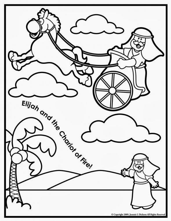 Coloring Page Of Elijah 88