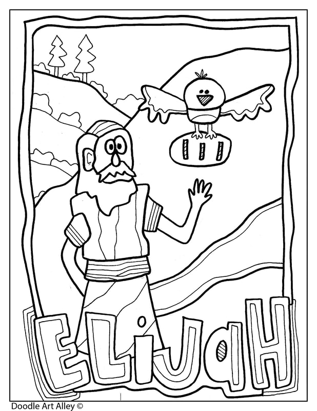 Coloring Page Of Elijah 92