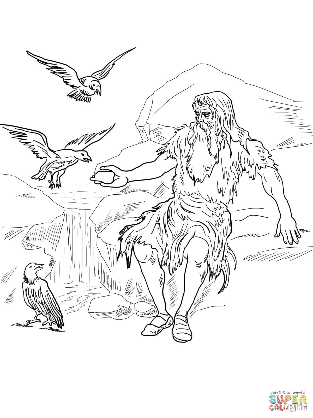 Coloring Page Of Elijah 96