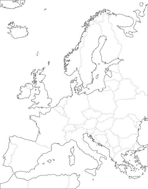 Coloring Page Of Europe 31