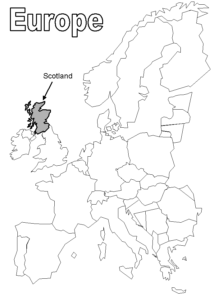 Coloring Page Of Europe 32