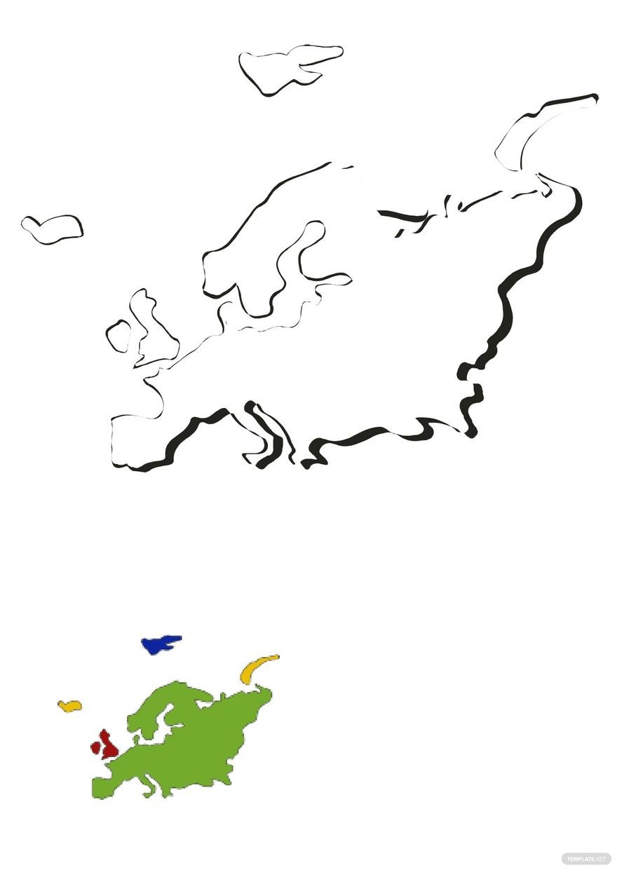 Coloring Page Of Europe 37