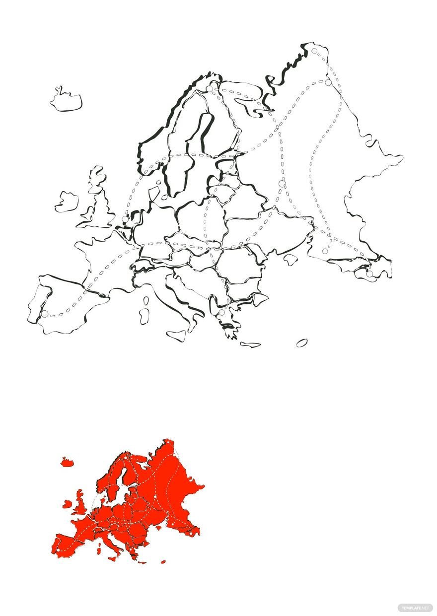 Coloring Page Of Europe 5