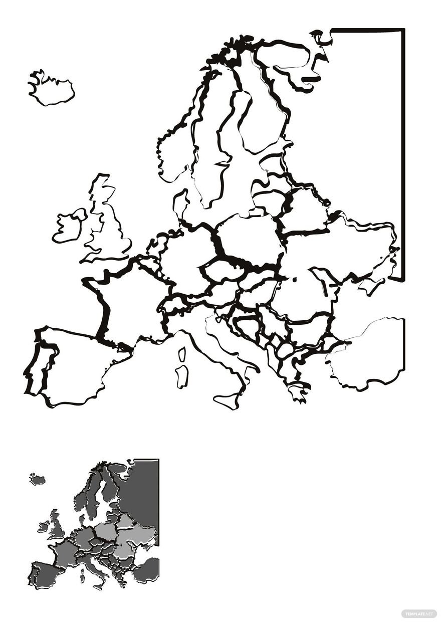 Coloring Page Of Europe 67