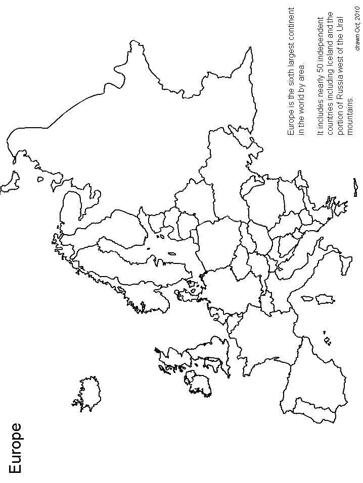 Coloring Page Of Europe 9