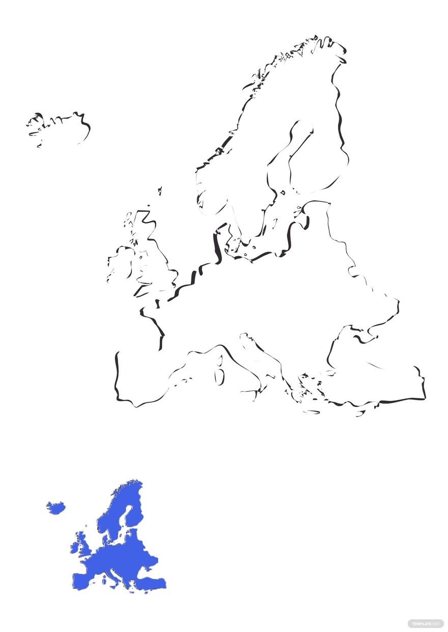 Coloring Page Of Europe 95