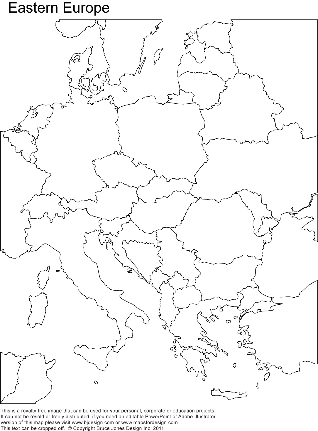 Coloring Page Of Europe 96