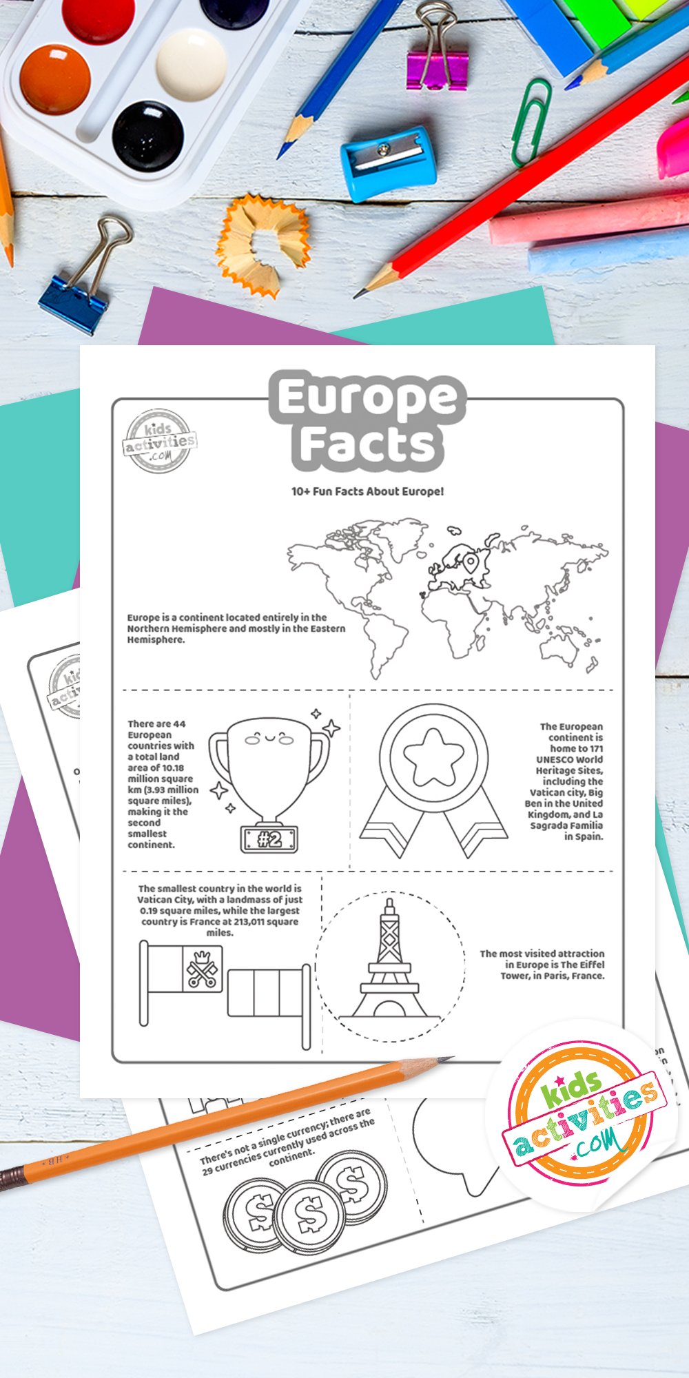 Coloring Page Of Europe 97