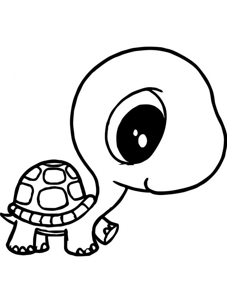 Cute Animals Coloring Pages Printable 49