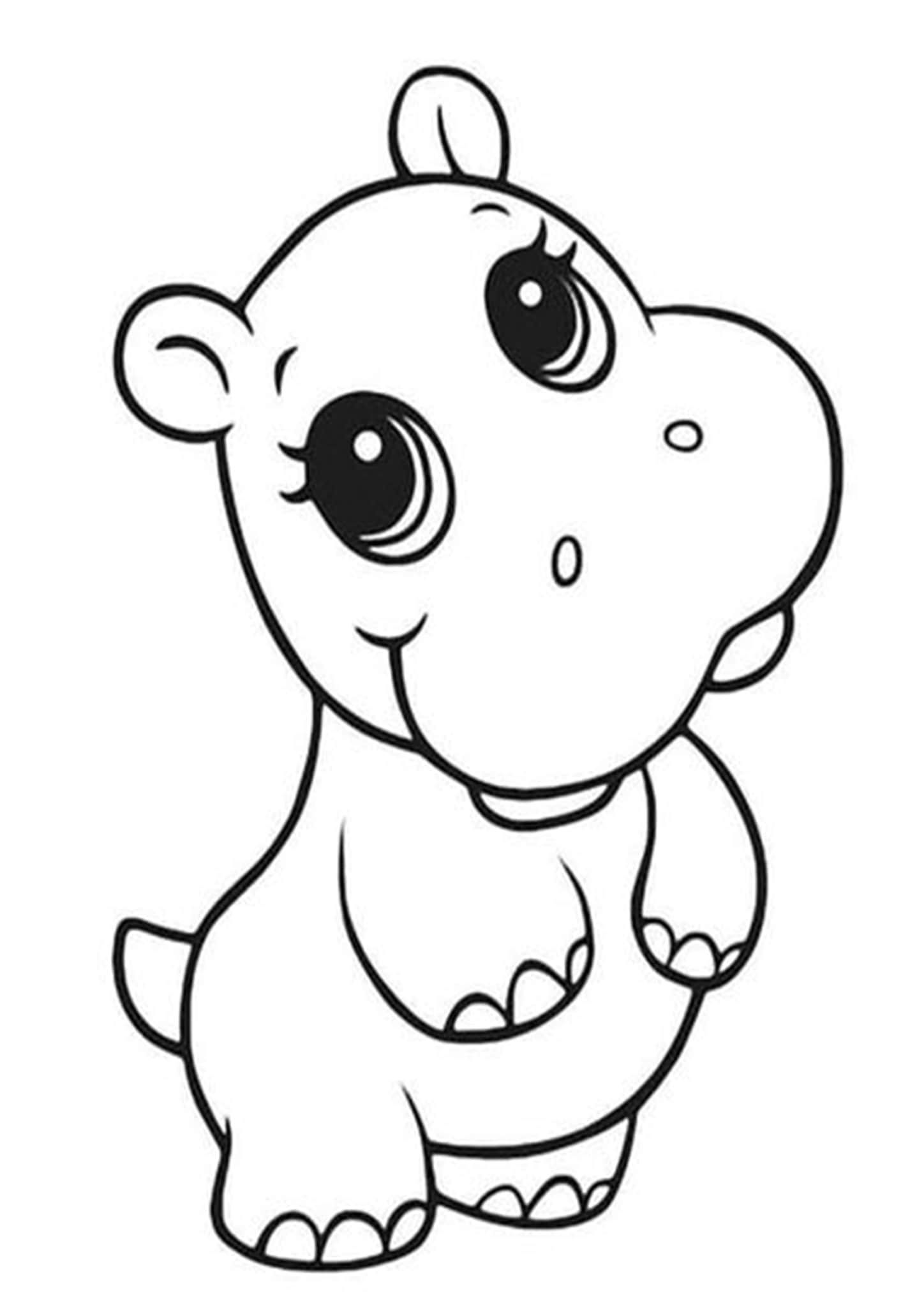 Cute Animals Coloring Pages Printable 52