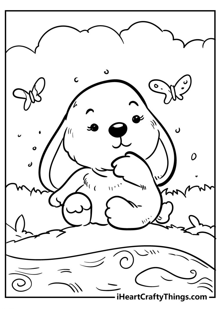 Cute Animals Coloring Pages Printable 53