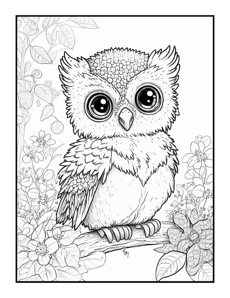 Cute Animals Coloring Pages Printable 55