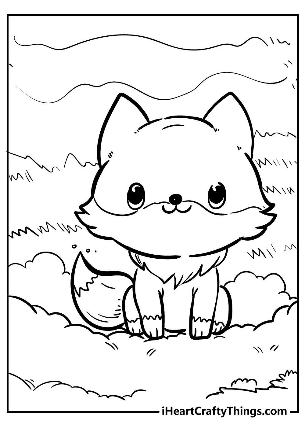 Cute Animals Coloring Pages Printable 56