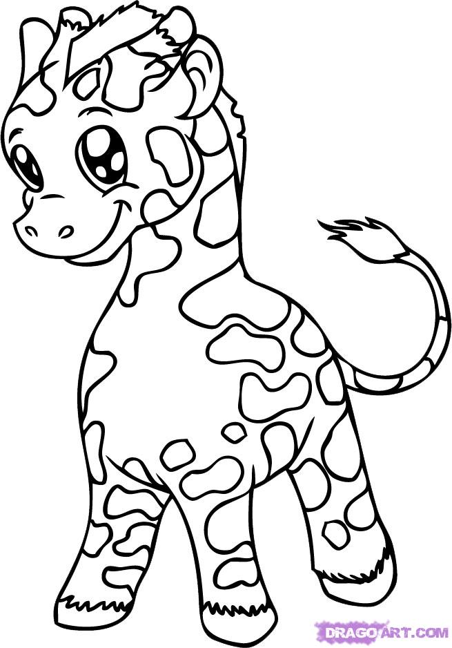 Cute Animals Coloring Pages Printable 60