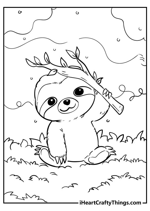 Cute Animals Coloring Pages Printable 63