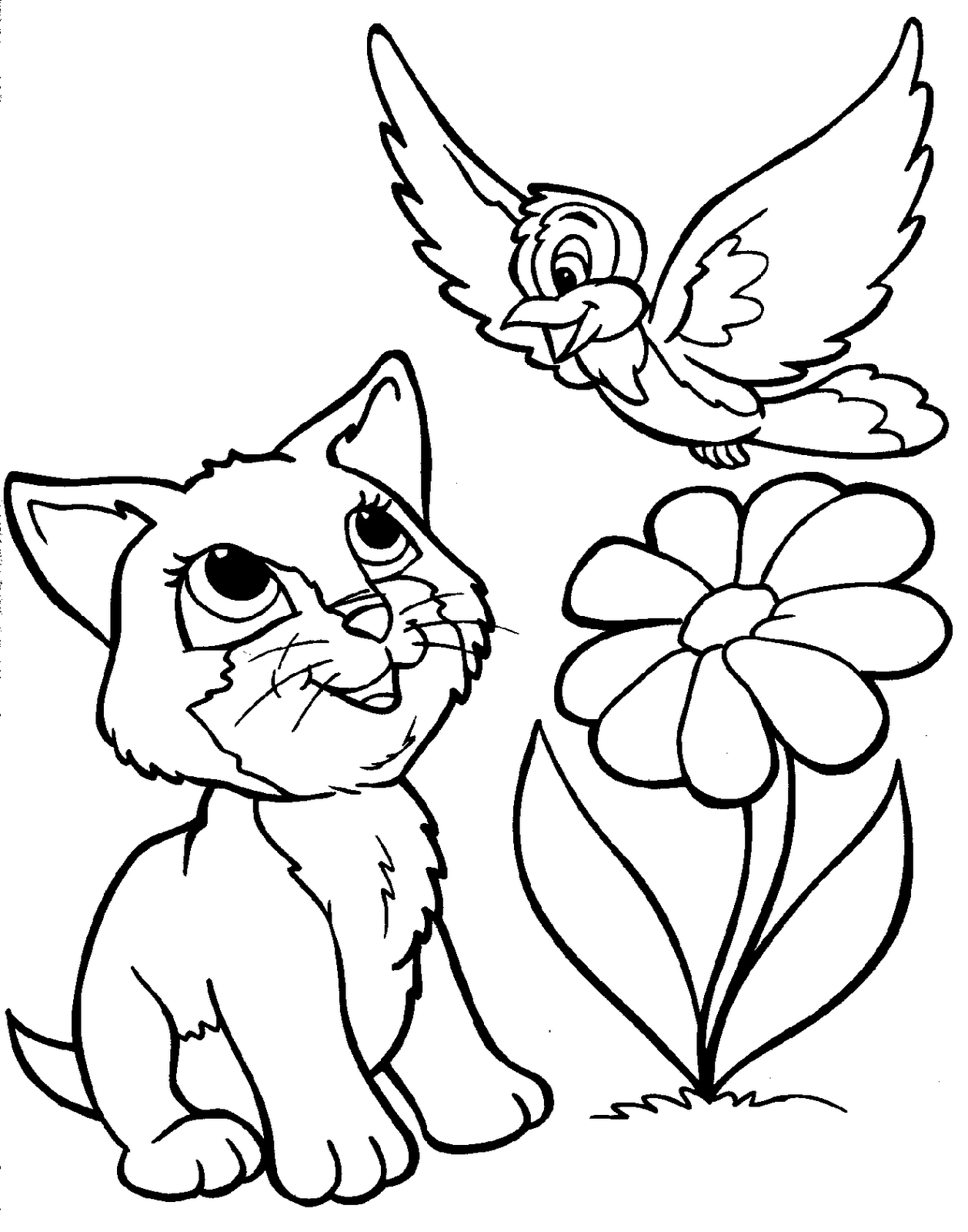 Cute Animals Coloring Pages Printable 69