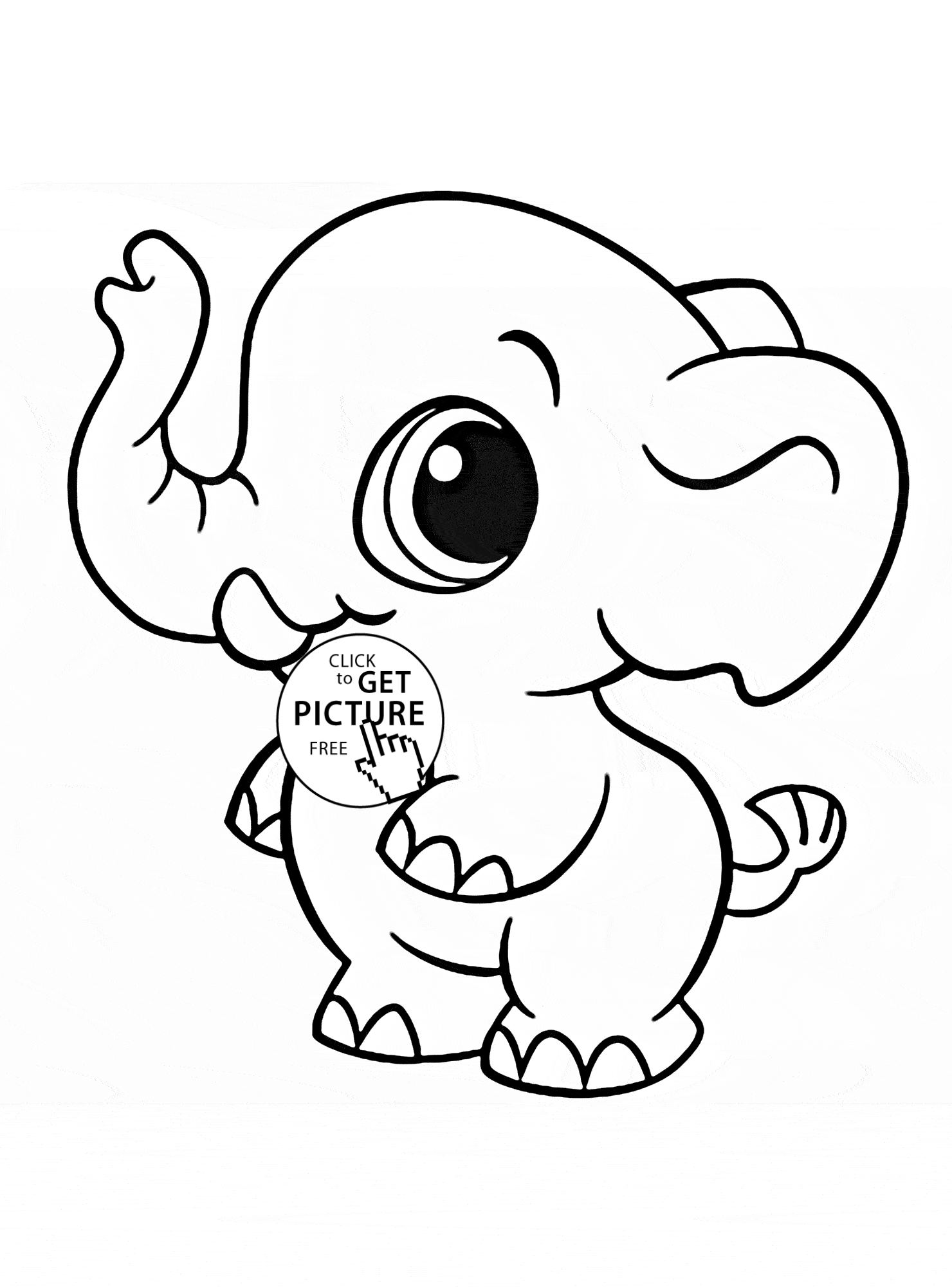 Cute Animals Coloring Pages Printable 70