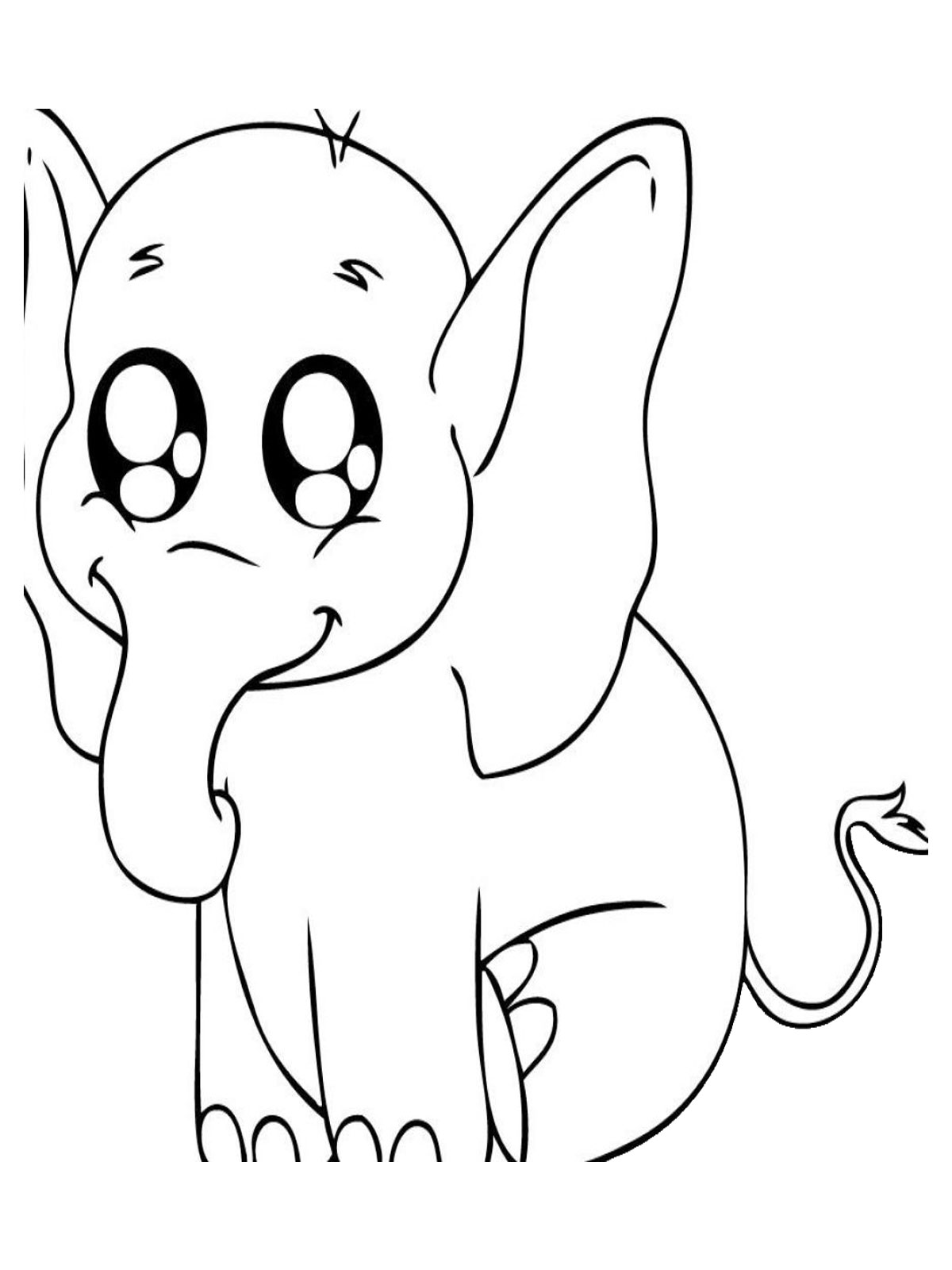 Cute Animals Coloring Pages Printable 74