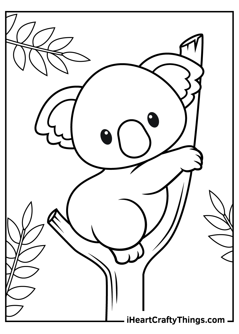 Cute Animals Coloring Pages Printable 79