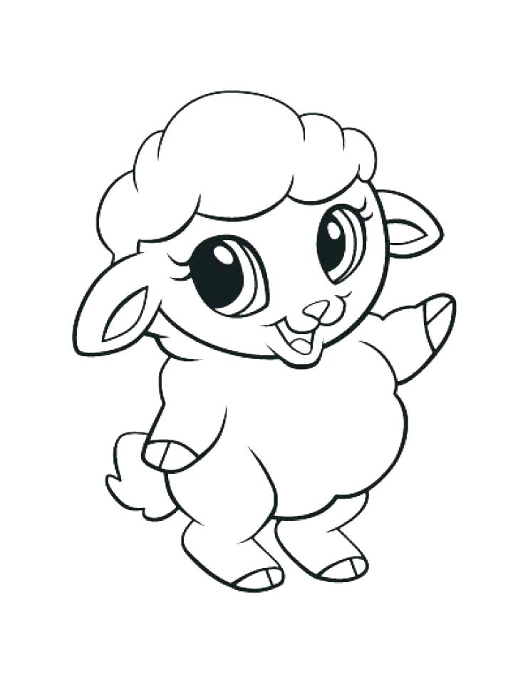 Cute Animals Coloring Pages Printable 80