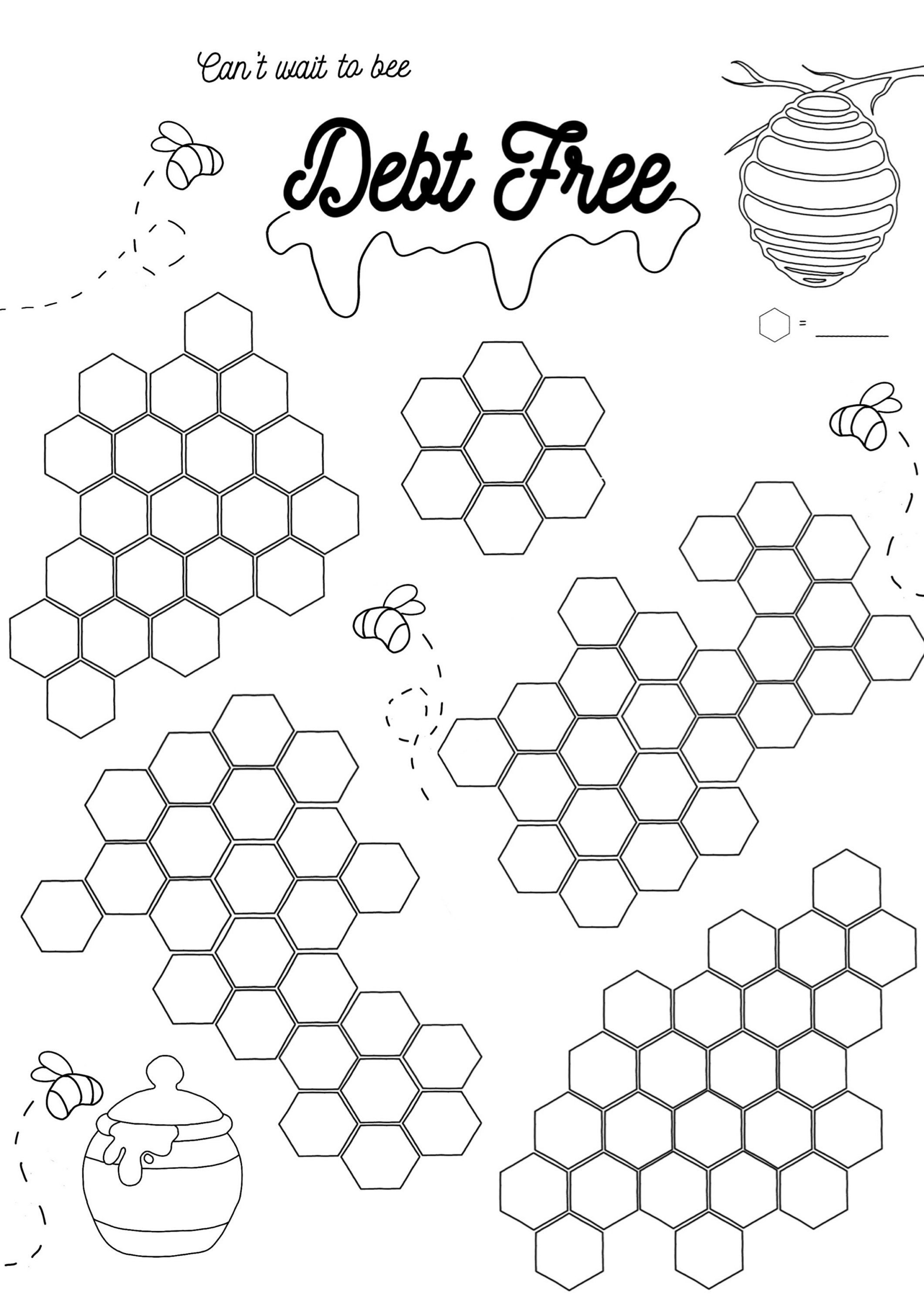 Honeycomb Coloring Page 15