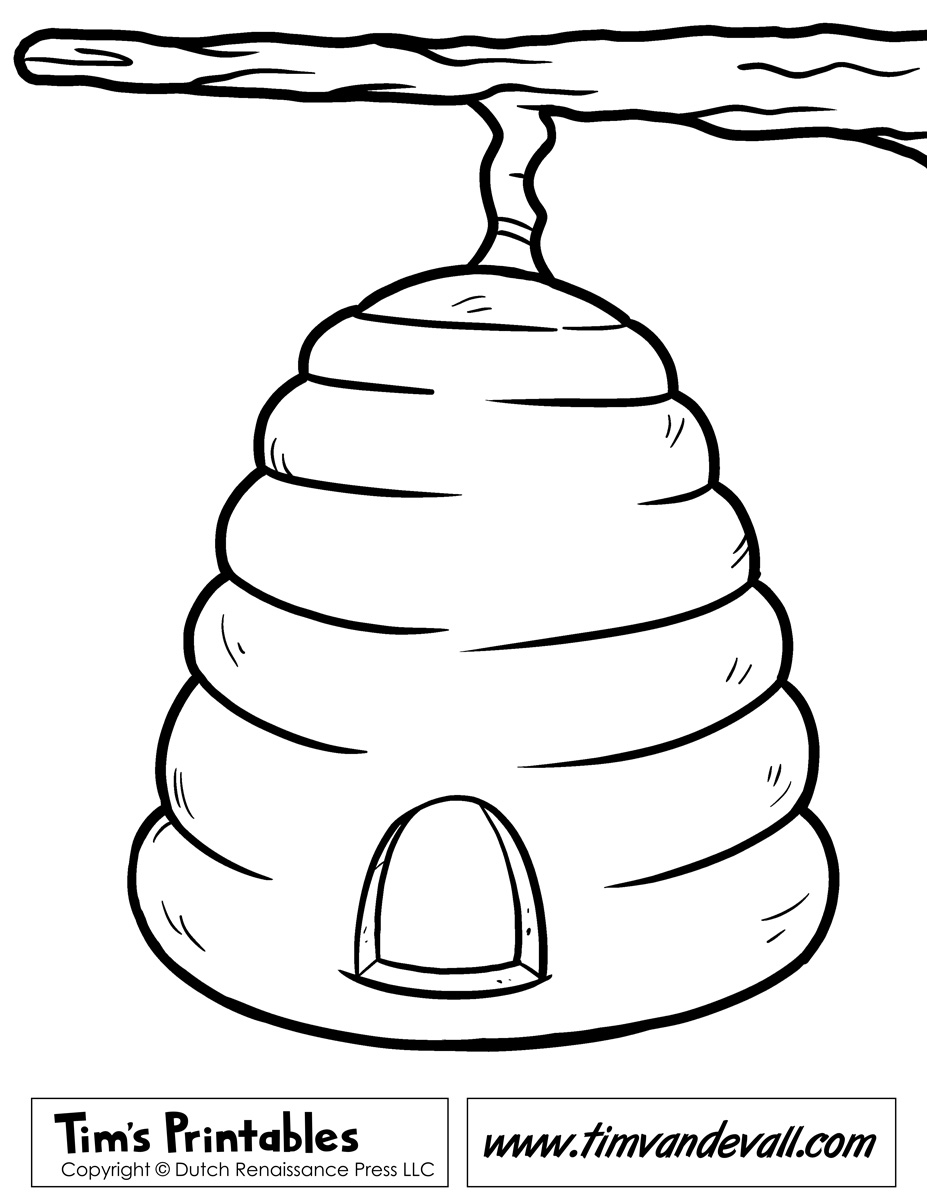 Honeycomb Coloring Page 2