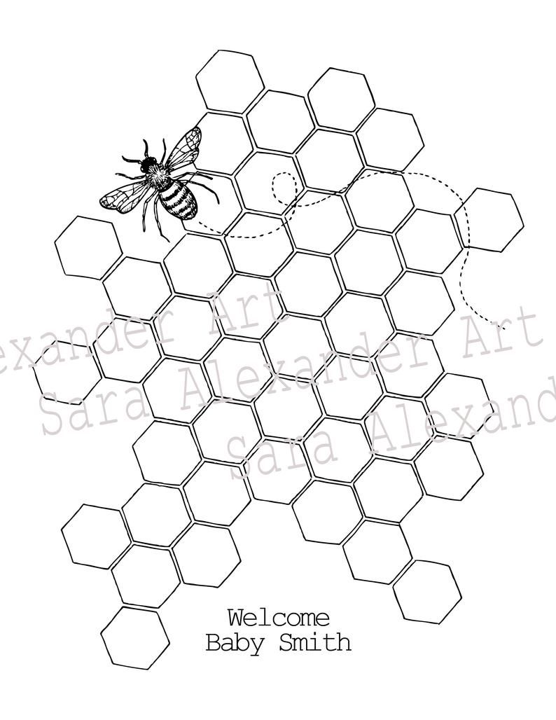 Honeycomb Coloring Page 44