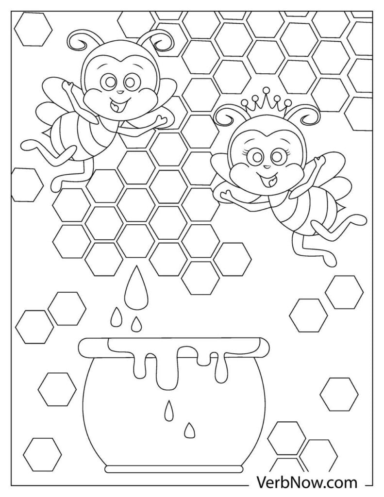 Honeycomb Coloring Page 50