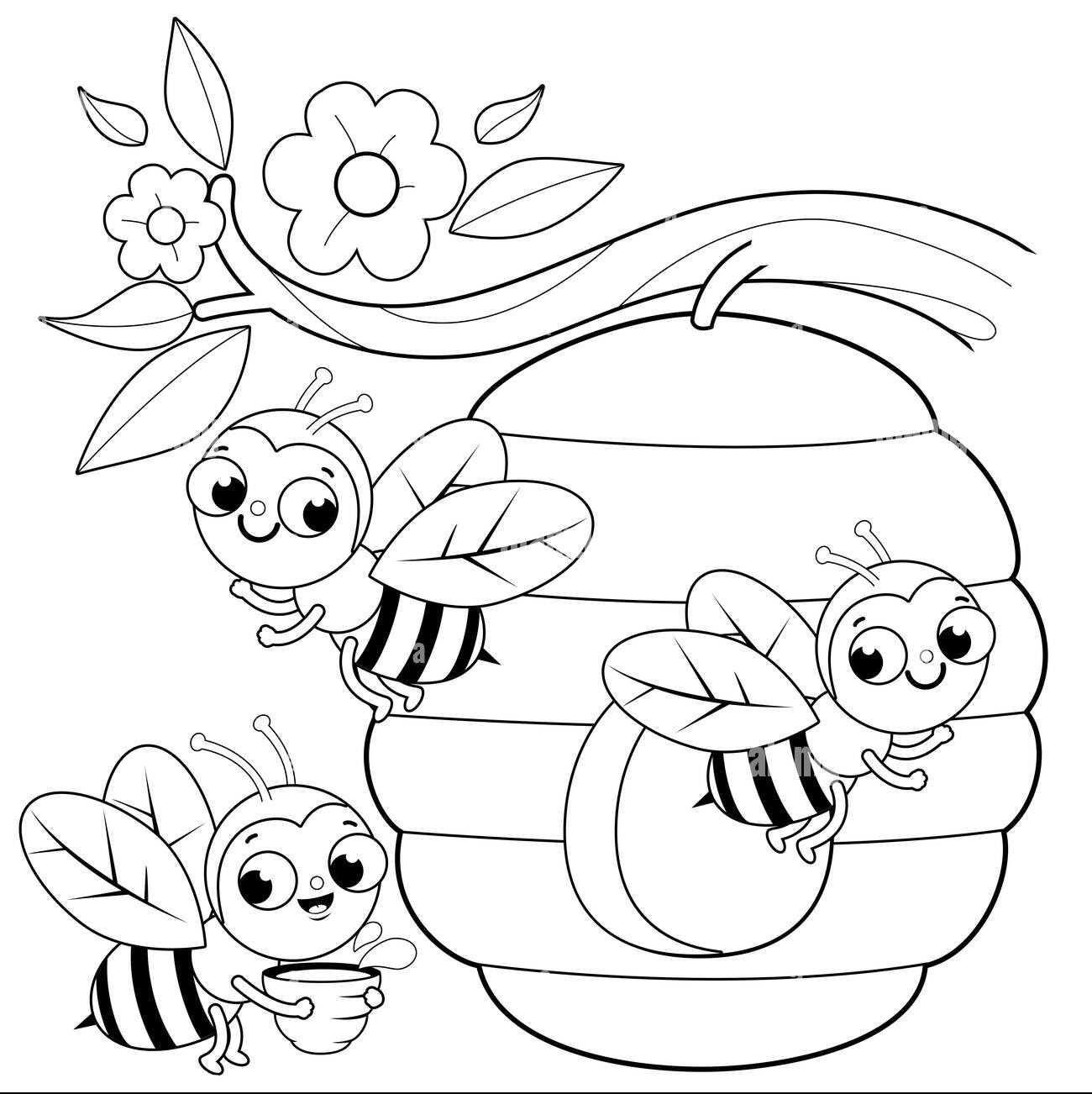 Honeycomb Coloring Page 77