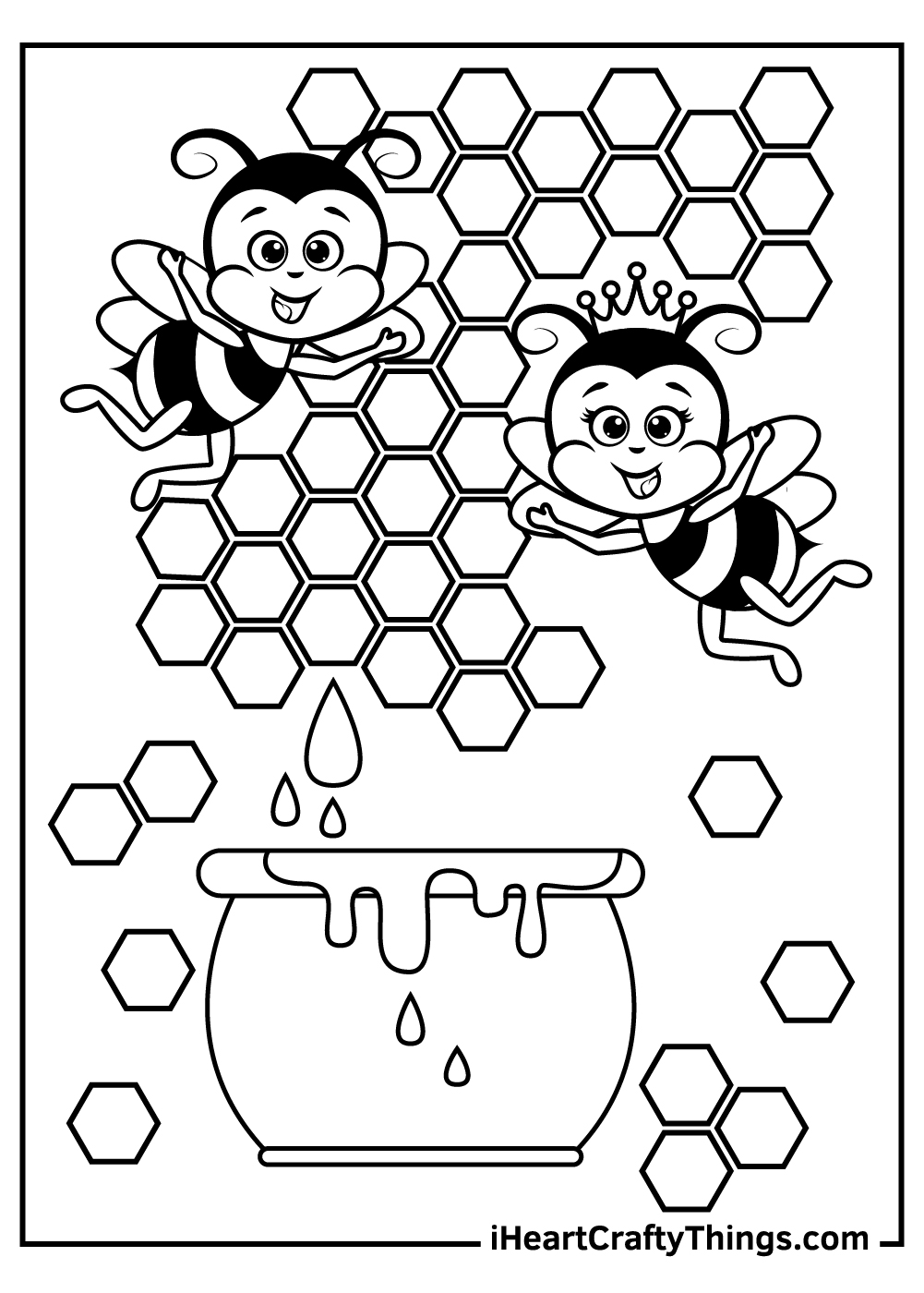 Honeycomb Coloring Page 78