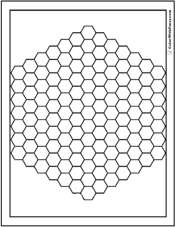 Honeycomb Coloring Page 81