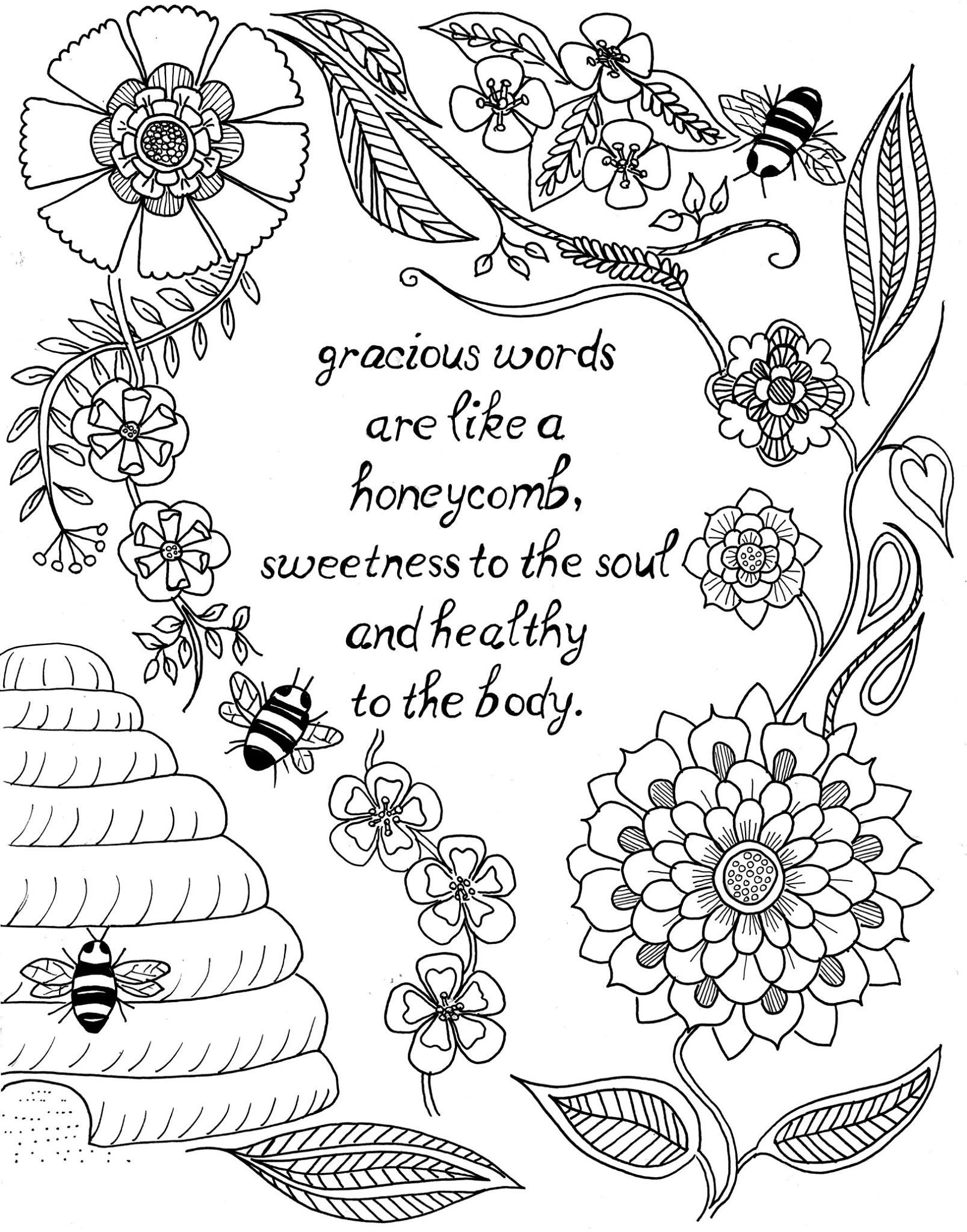 Honeycomb Coloring Page 83